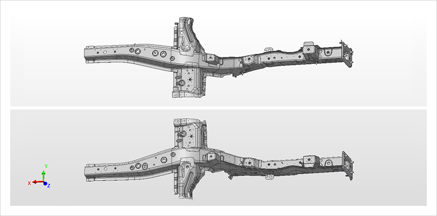 三維掃描在汽車底盤檢測中的應用