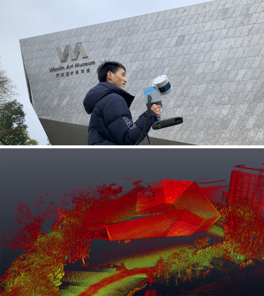 RigelSLAM走進(jìn)武大實景復(fù)現(xiàn)櫻花大道、新舊建筑