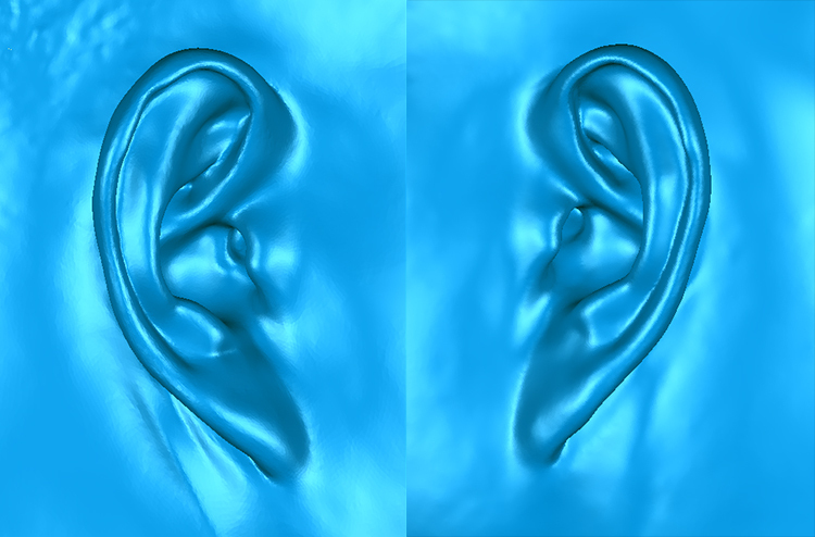 MarvelScan三維掃描儀應用于人臉和耳朵三維掃描建模 MarvelScan三維掃描儀應用于人臉和耳朵三維掃描建模