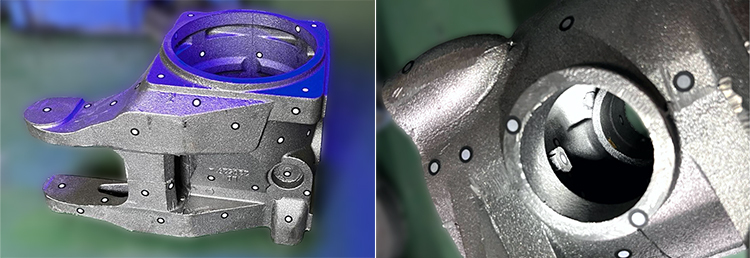 復(fù)雜缸體鑄件檢測(cè)（夾角&深腔）