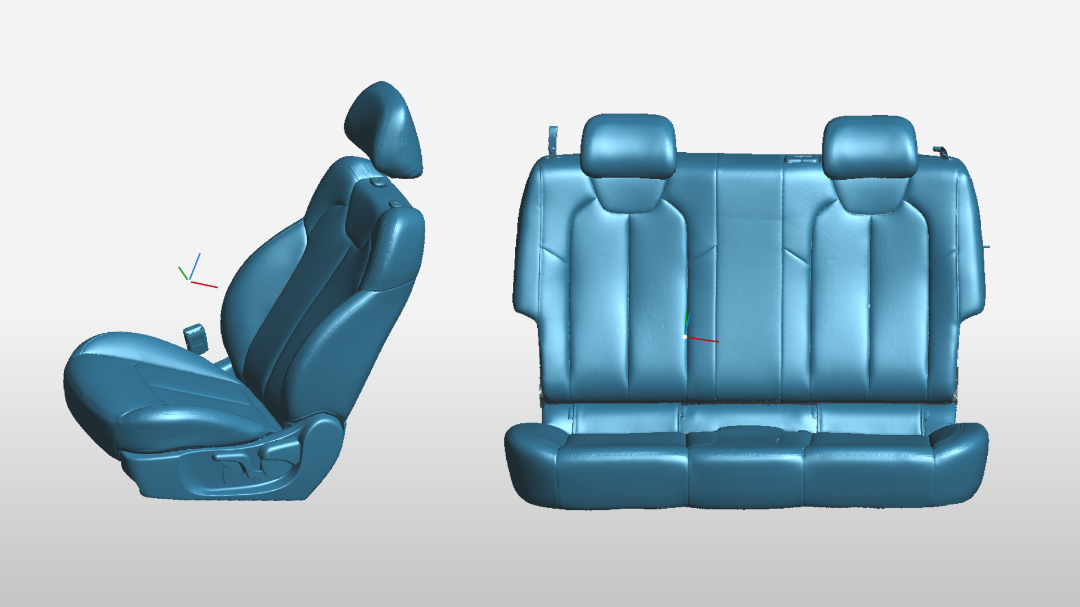 前、后排座椅掃描數(shù)據(jù)
