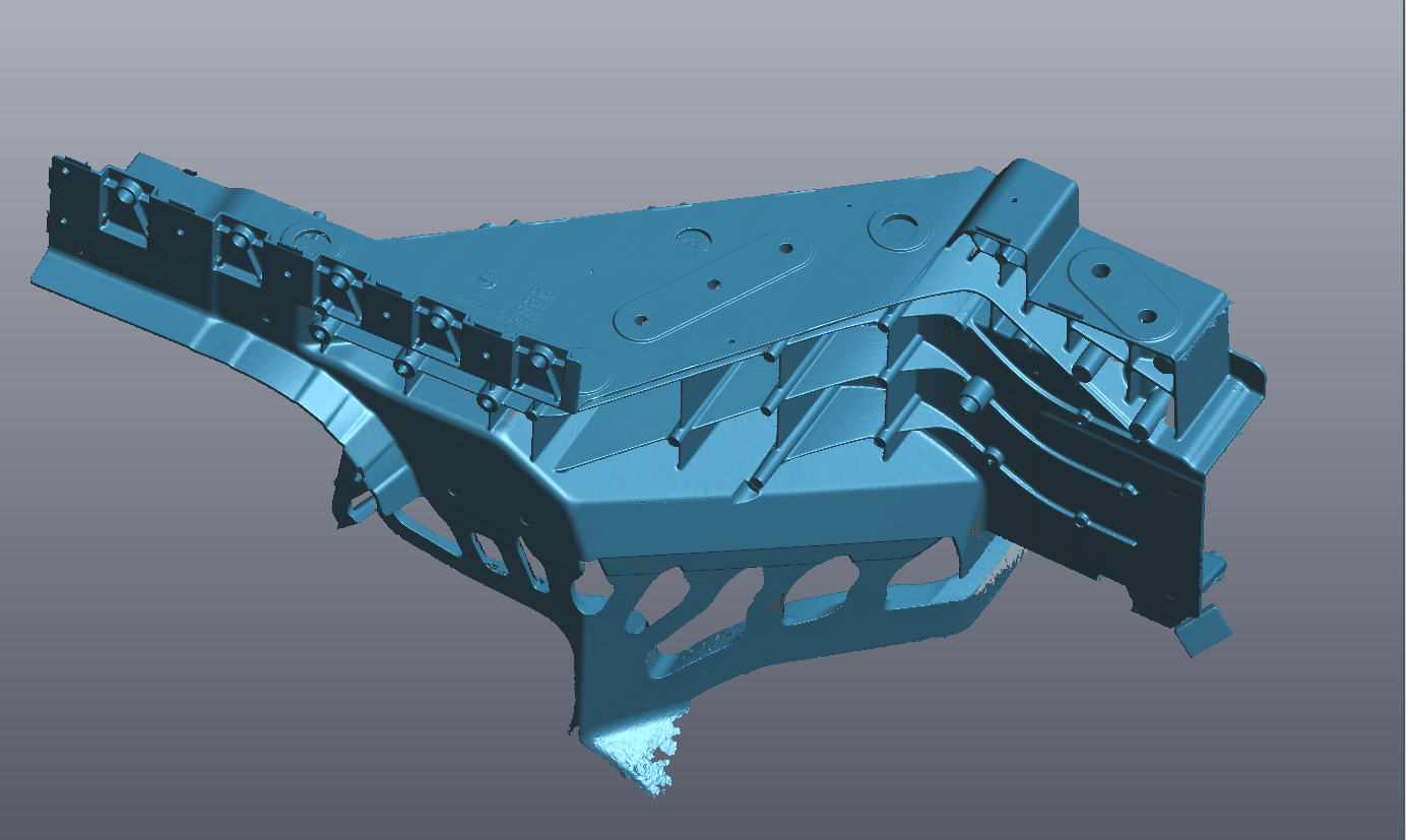 無需貼點或表面處理，剛加工完的“熱件”現(xiàn)場即刻掃描